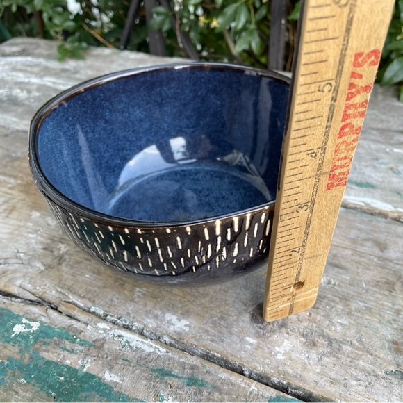 Meritage Jasper blue bowls set of 2 new - Picture 7 of 9